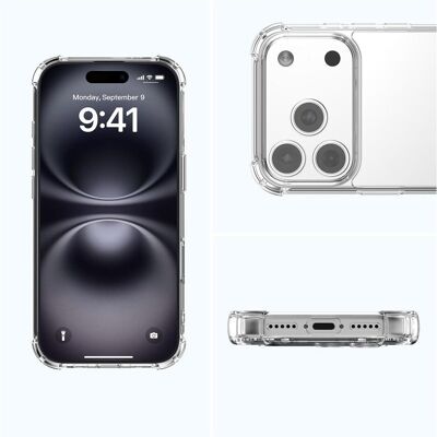 4smarts Ibiza (Apple iPhone 17 Pro), Coque pour téléphone portable, Transparent - Publicité 4smarts Ibiza (Apple iPhone 17 Pro), Coque pour téléphone portable, Transparent - Publicité