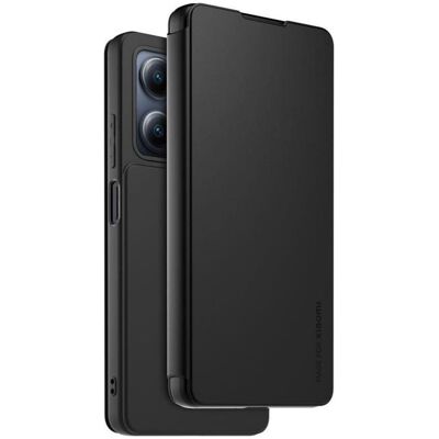 Coque Xiaomi Redmi Note 12 5G - Noire, Portefeuille & Support - Publicité Coque Xiaomi Redmi Note 12 5G - Noire, Portefeuille & Support - Publicité