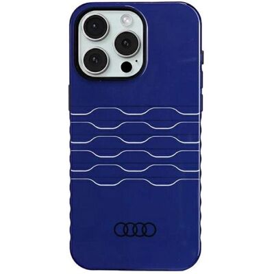 Coque MagSafe pour iPhone 15 Pro Max Bleu Marine - Étui - Publicité Coque MagSafe pour iPhone 15 Pro Max Bleu Marine - Étui - Publicité