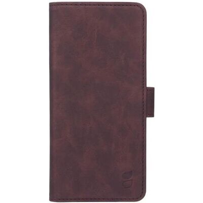 Coque en cuir marron Gear Samsung A03 avec support - Publicité Coque en cuir marron Gear Samsung A03 avec support - Publicité