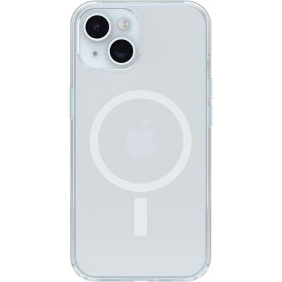 Coque transparente OtterBox Symmetry pour iPhone 16e - Publicité Coque transparente OtterBox Symmetry pour iPhone 16e - Publicité