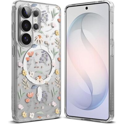 Ringke - Fusion MagSafe - Samsung Galaxy S26 Ultra - Dry Flowers (Samsung Galaxy S26 Ultra), Coque pour téléphone portable, Transparent - Publicité Ringke - Fusion MagSafe - Samsung Galaxy S26 Ultra - Dry Flowers (Samsung Galaxy S26 Ultra), Coque pour téléphone portable, Transparent - Publicité