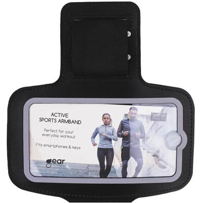 GEAR Sport Brassard de Course Noir - Brassard de Course - Publicité GEAR Sport Brassard de Course Noir - Brassard de Course - Publicité