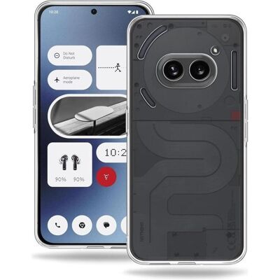 Coque en TPU flexible transparente pour Nothing Phone (2a) - Étui de smartphone - Publicité Coque en TPU flexible transparente pour Nothing Phone (2a) - Étui de smartphone - Publicité