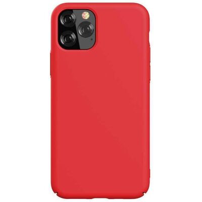 Coque en silicone rouge Devia pour iPhone 12 Pro Max - Publicité Coque en silicone rouge Devia pour iPhone 12 Pro Max - Publicité