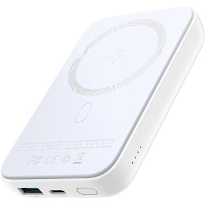 Power Bank Joyroom 10000mAh avec Chargeur MagSafe Sans Fil 15W - Publicité Power Bank Joyroom 10000mAh avec Chargeur MagSafe Sans Fil 15W - Publicité