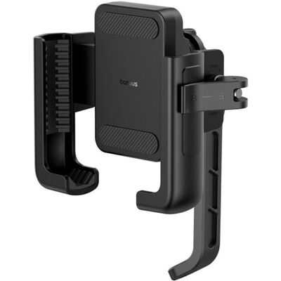 Support téléphone vélo série GoTrip de Baseus en noir - Support Smartphone - Publicité Support téléphone vélo série GoTrip de Baseus en noir - Support Smartphone - Publicité
