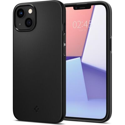 Spigen Coupe fine (Apple iPhone 13), Coque pour téléphone portable, Noir - Publicité Spigen Coupe fine (Apple iPhone 13), Coque pour téléphone portable, Noir - Publicité