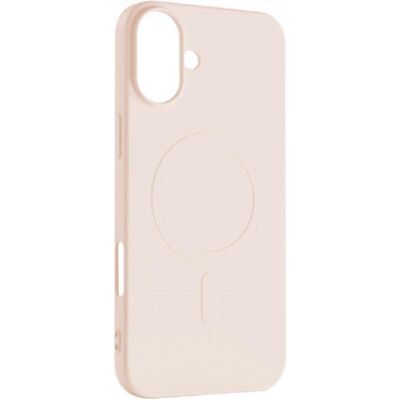 Hurtel Coque en Silicone Liquide MagSafe pour iPhone 16 Pro Max - Rose - Publicité Hurtel Coque en Silicone Liquide MagSafe pour iPhone 16 Pro Max - Rose - Publicité
