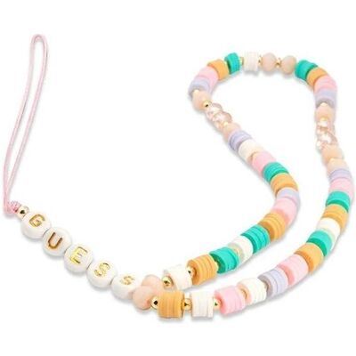 Guess zawieszka GUSTFLWP Phone Strap różowy/pink Heishi Beads, Téléphone portable : accessoires, Rose - Publicité Guess zawieszka GUSTFLWP Phone Strap różowy/pink Heishi Beads, Téléphone portable : accessoires, Rose - Publicité
