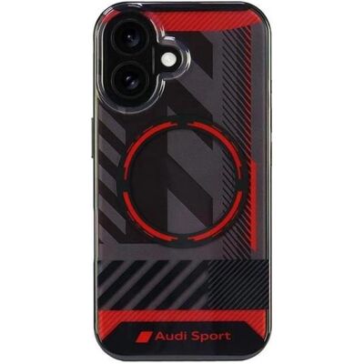 Coque AUDI pour iPhone 16 - Noir - Étui de Téléphone - Publicité Coque AUDI pour iPhone 16 - Noir - Étui de Téléphone - Publicité