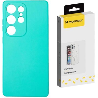 Wozinsky - Galaxy S25 - Menthe - Housse en silicone - Publicité Wozinsky - Galaxy S25 - Menthe - Housse en silicone - Publicité