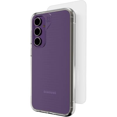 Zagg 360ø Bundle Luxe Case & Invisibleshield Glass for Galaxy S23 FE transparent (Samsung Galaxy S23 FE), Coque pour téléphone portable, Transparent - Publicité Zagg 360ø Bundle Luxe Case & Invisibleshield Glass for Galaxy S23 FE transparent (Samsung Galaxy S23 FE), Coque pour téléphone portable, Transparent - Publicité