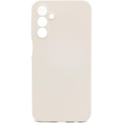 Coque blanche pour Samsung A15 - Silicone au toucher doux - Publicité Coque blanche pour Samsung A15 - Silicone au toucher doux - Publicité