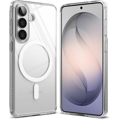 Ringke - Fusion MagSafe - Samsung Galaxy S26 - Clear (Samsung Galaxy S26), Coque pour téléphone portable, Transparent - Publicité Ringke - Fusion MagSafe - Samsung Galaxy S26 - Clear (Samsung Galaxy S26), Coque pour téléphone portable, Transparent - Publicité