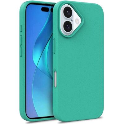 Hurtel Étui à blé multi-couleurs MagSafe pour iPhone 16 - menthe (Apple iPhone 16), Coque pour téléphone portable, Vert - Publicité Hurtel Étui à blé multi-couleurs MagSafe pour iPhone 16 - menthe (Apple iPhone 16), Coque pour téléphone portable, Vert - Publicité
