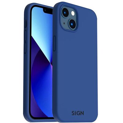 SiGN Étui en silicone liquide pour iPhone 14 Plus - Bleu océan (Apple iPhone 14 Plus), Coque pour téléphone portable, Bleu - Publicité SiGN Étui en silicone liquide pour iPhone 14 Plus - Bleu océan (Apple iPhone 14 Plus), Coque pour téléphone portable, Bleu - Publicité