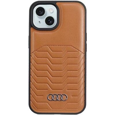 Audi Cuir Synthétique Modèle Marron - Étui pour Smartphone - Publicité Audi Cuir Synthétique Modèle Marron - Étui pour Smartphone - Publicité