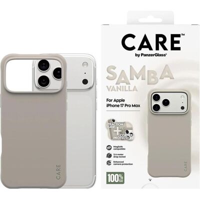 PanzerGlass Samba Case (Apple iPhone 17 Pro Max), Coque pour téléphone portable, Beige - Publicité PanzerGlass Samba Case (Apple iPhone 17 Pro Max), Coque pour téléphone portable, Beige - Publicité