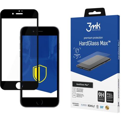 3MK Protecteur d'Écran HardGlass Max pour iPhone 8 - Protection maximale - Publicité 3MK Protecteur d'Écran HardGlass Max pour iPhone 8 - Protection maximale - Publicité