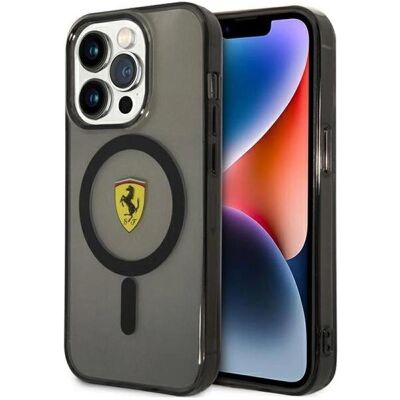 Coque Translucide MagSafe Ferrari FEHMP14XURKK - Étui Téléphone - Publicité Coque Translucide MagSafe Ferrari FEHMP14XURKK - Étui Téléphone - Publicité