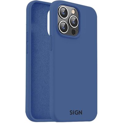 SiGN Liquid Silicone Case for iPhone 15 Pro Max - Blue (Apple iPhone 15 Pro Max), Coque pour téléphone portable, Bleu - Publicité SiGN Liquid Silicone Case for iPhone 15 Pro Max - Blue (Apple iPhone 15 Pro Max), Coque pour téléphone portable, Bleu - Publicité