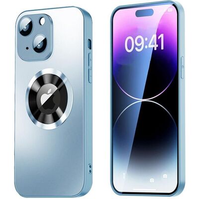 SiGN Étui magnétique pour iPhone 15 Plus avec cache-objectif et vue du logo - bleu (Apple iPhone 15 Plus), Coque pour téléphone portable, Bleu - Publicité SiGN Étui magnétique pour iPhone 15 Plus avec cache-objectif et vue du logo - bleu (Apple iPhone 15 Plus), Coque pour téléphone portable, Bleu - Publicité