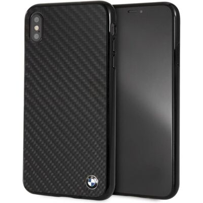 Coque rigide BMW iPhone Xs Max Signature en carbone - Publicité Coque rigide BMW iPhone Xs Max Signature en carbone - Publicité