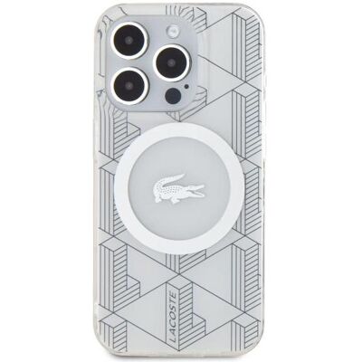 Lacoste LCHMP15LUBSH iPhone 15 Pro 6.1" farine hardcase IML Blend Monogram MagSafe (Apple iPhone 15 Pro), Coque pour téléphone portable, Blanc - Publicité Lacoste LCHMP15LUBSH iPhone 15 Pro 6.1" farine hardcase IML Blend Monogram MagSafe (Apple iPhone 15 Pro), Coque pour téléphone portable, Blanc - Publicité