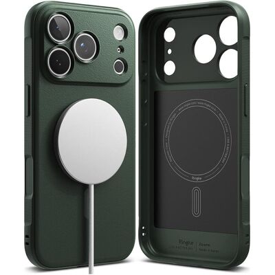 Ringke - Onyx MagSafe - iPhone 18 Pro Max / iPhone 17 Pro Max - Vert foncé (Apple iPhone 17 Pro Max, Apple iPhone 18 Pro Max), Coque pour téléphone portable, Vert - Publicité Ringke - Onyx MagSafe - iPhone 18 Pro Max / iPhone 17 Pro Max - Vert foncé (Apple iPhone 17 Pro Max, Apple iPhone 18 Pro Max), Coque pour téléphone portable, Vert - Publicité