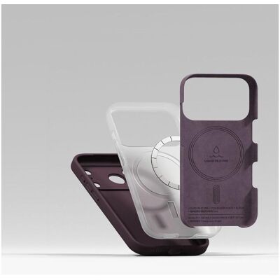 Ringke Coque en silicone magnétique Magsafe pour iPhone 18 Pro, couleur Dark Cherry (Apple iPhone 18 Pro), Coque pour téléphone portable, Rouge - Publicité Ringke Coque en silicone magnétique Magsafe pour iPhone 18 Pro, couleur Dark Cherry (Apple iPhone 18 Pro), Coque pour téléphone portable, Rouge - Publicité