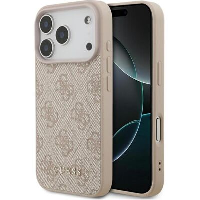 Guess - Hardcase 4G Classic (GUHCP17LG4GFPI) - iPhone 17 Pro - Pink (Apple iPhone 17 Pro), Coque pour téléphone portable, Pink - Publicité Guess - Hardcase 4G Classic (GUHCP17LG4GFPI) - iPhone 17 Pro - Pink (Apple iPhone 17 Pro), Coque pour téléphone portable, Pink - Publicité