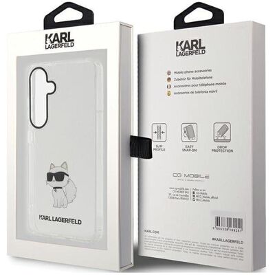 Coque transparente Karl Lagerfeld S24 pour smartphone - Coque de téléphone - Publicité Coque transparente Karl Lagerfeld S24 pour smartphone - Coque de téléphone - Publicité