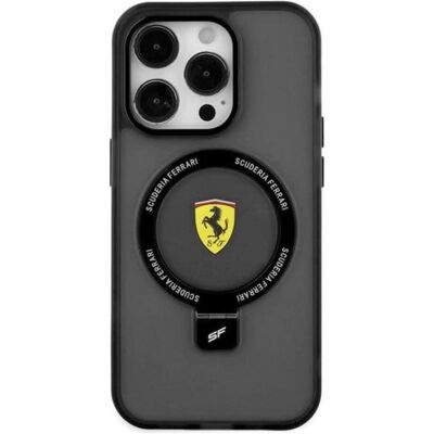 Coque Ferrari MagSafe pour iPhone 15/14/13 Noire - Publicité Coque Ferrari MagSafe pour iPhone 15/14/13 Noire - Publicité