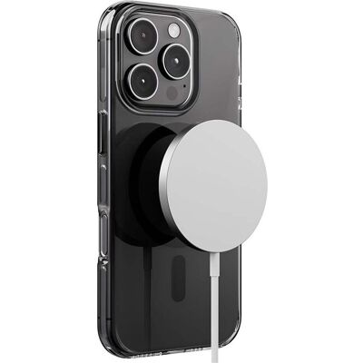 Crong MagSafe Hülle iPhone 16 Pro Max edel stark (Apple iPhone 16 Pro Max), Coque pour téléphone portable, Noir - Publicité Crong MagSafe Hülle iPhone 16 Pro Max edel stark (Apple iPhone 16 Pro Max), Coque pour téléphone portable, Noir - Publicité
