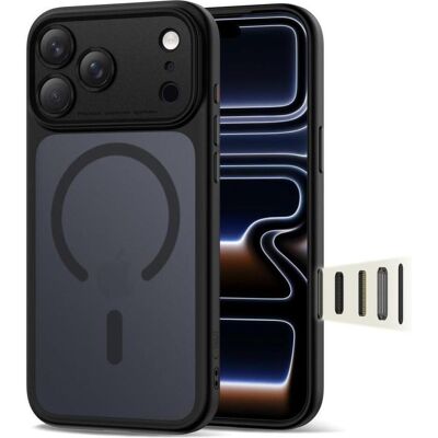 Tech-Protect Magpeak Magsafe Cc Iphone 17 Pro Max Mattschwarz (Apple iPhone 17 Pro Max), Coque pour téléphone portable, Noir - Publicité Tech-Protect Magpeak Magsafe Cc Iphone 17 Pro Max Mattschwarz (Apple iPhone 17 Pro Max), Coque pour téléphone portable, Noir - Publicité