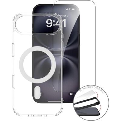 4smarts 360° Premium Protection Set für Apple iPhone 17 Air MagSafe-kompatibel (Apple iPhone 17), Coque pour téléphone portable, Transparent - Publicité 4smarts 360° Premium Protection Set für Apple iPhone 17 Air MagSafe-kompatibel (Apple iPhone 17), Coque pour téléphone portable, Transparent - Publicité