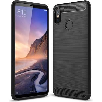 Screenguard Xiaomi Mi Max 3 Housse Carbon Brushed Soft TPU (Mi Max 3), Coque pour téléphone portable, Noir - Publicité Screenguard Xiaomi Mi Max 3 Housse Carbon Brushed Soft TPU (Mi Max 3), Coque pour téléphone portable, Noir - Publicité