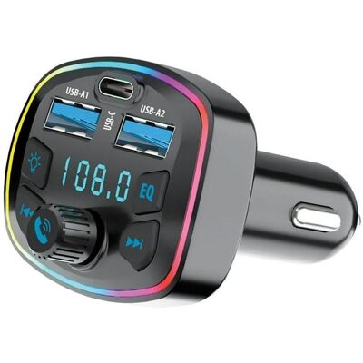 Forever Transmetteur FM Bluetooth TR-360 noir, Adaptateur pour véhicule, Noir - Publicité Forever Transmetteur FM Bluetooth TR-360 noir, Adaptateur pour véhicule, Noir - Publicité