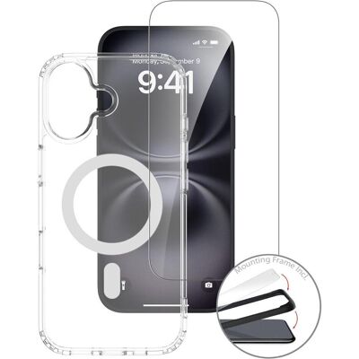 4smarts 360° Premium Protection Set für Apple iPhone 17 MagSafe-kompatibel, Téléphone portable : accessoires, Transparent - Publicité 4smarts 360° Premium Protection Set für Apple iPhone 17 MagSafe-kompatibel, Téléphone portable : accessoires, Transparent - Publicité