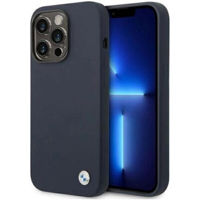Coque en silicone marine BMW MagSafe pour iPhone 14 Pro Max - Publicité Coque en silicone marine BMW MagSafe pour iPhone 14 Pro Max - Publicité