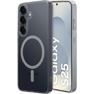 Mobiparts Hardcover Samsung Galaxy S25 Clear (Magsafe Compatible) (Samsung Galaxy S25), Coque pour téléphone portable, Transparent - Publicité Mobiparts Hardcover Samsung Galaxy S25 Clear (Magsafe Compatible) (Samsung Galaxy S25), Coque pour téléphone portable, Transparent - Publicité
