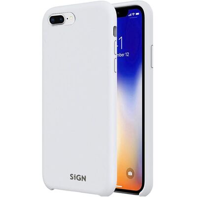 SiGN Étui en silicone liquide pour iPhone 7 & 8 Plus - Blanc (Apple iPhone 7 Plus, Apple iPhone 8 Plus), Coque pour téléphone portable, Blanc - Publicité SiGN Étui en silicone liquide pour iPhone 7 & 8 Plus - Blanc (Apple iPhone 7 Plus, Apple iPhone 8 Plus), Coque pour téléphone portable, Blanc - Publicité