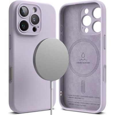 Ringke Case for iPhone 16 Pro SILICONE MAGNETIC LIGHT PURPLE (Apple iPhone 16 Pro), Coque pour téléphone portable, Violet, Pink - Publicité Ringke Case for iPhone 16 Pro SILICONE MAGNETIC LIGHT PURPLE (Apple iPhone 16 Pro), Coque pour téléphone portable, Violet, Pink - Publicité