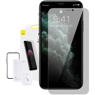 Protecteur d'écran de confidentialité Baseus pour iPhone XR/11 - Verre Trempé - Publicité Protecteur d'écran de confidentialité Baseus pour iPhone XR/11 - Verre Trempé - Publicité