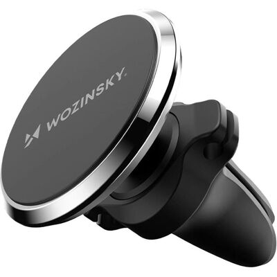 Wozinsky WUMKO support de téléphone magnétique pour grille d'aération de voiture - noir, Support pour smartphone, Noir - Publicité Wozinsky WUMKO support de téléphone magnétique pour grille d'aération de voiture - noir, Support pour smartphone, Noir - Publicité