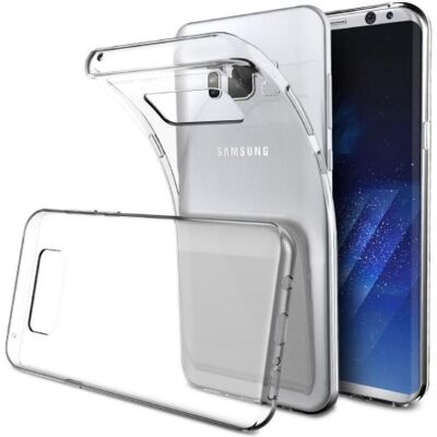 Screenguard Samsung Galaxy S8 Etui souple en TPU transparent (Samsung Galaxy S8), Coque pour téléphone portable, Transparent - Publicité Screenguard Samsung Galaxy S8 Etui souple en TPU transparent (Samsung Galaxy S8), Coque pour téléphone portable, Transparent - Publicité