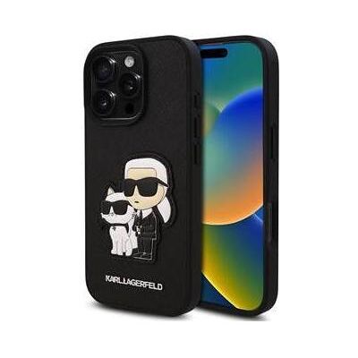 Coque Saffiano Karl Lagerfeld pour Iphone 16 Pro Max - Étui Téléphone - Publicité Coque Saffiano Karl Lagerfeld pour Iphone 16 Pro Max - Étui Téléphone - Publicité