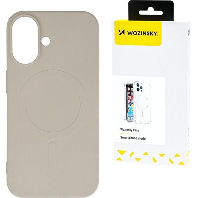 Wozinsky - 5907769369964 - Beige - MagSafe - Étui - Publicité Wozinsky - 5907769369964 - Beige - MagSafe - Étui - Publicité