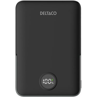 Deltaco Pb-Q1007 - Batterie Externe - 5000mAh, Sans Fil, Support Magnétique - Noir - Publicité Deltaco Pb-Q1007 - Batterie Externe - 5000mAh, Sans Fil, Support Magnétique - Noir - Publicité